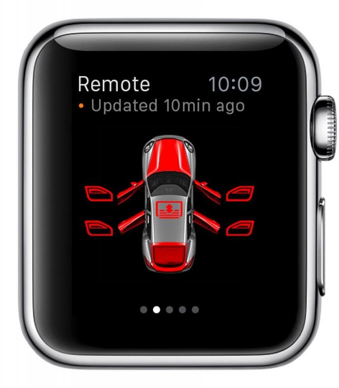 Porsche Car Connect Apple Watch