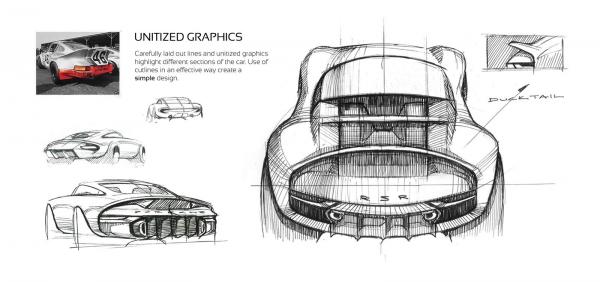 Porsche 901 concept by ege arguden design sketches 02