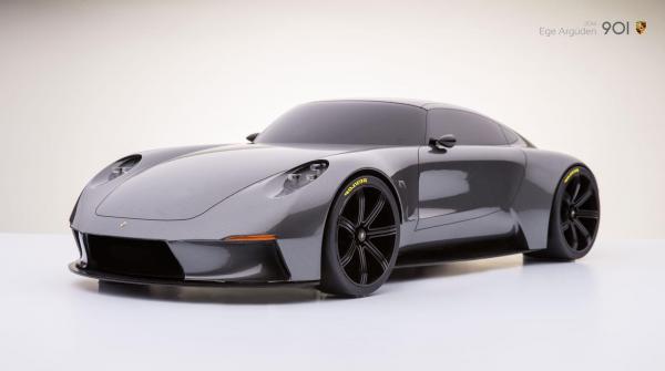 Porsche 901 concept by ege arguden scale model 02