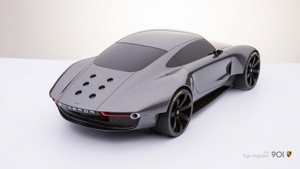 Porsche 901 concept by ege arguden scale model 05