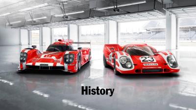 Porsche 919 hybrid and 917