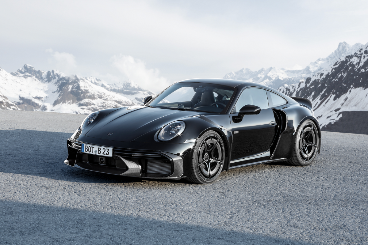 Brabus 900 rocket r porsche 911 turbo s coup outdoor