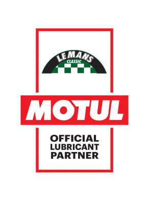 Cobranded logo motul le mans classic