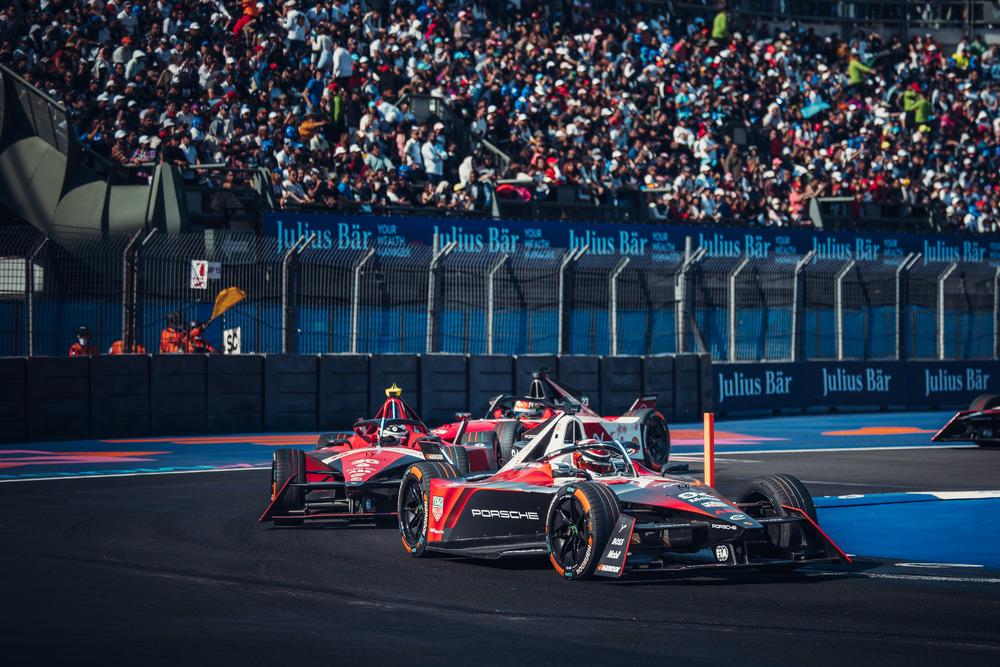 Formule E : Double victoire de Porsche à l’E-Prix du Mexique