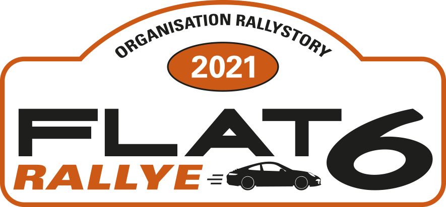Flat 6 rallye logo