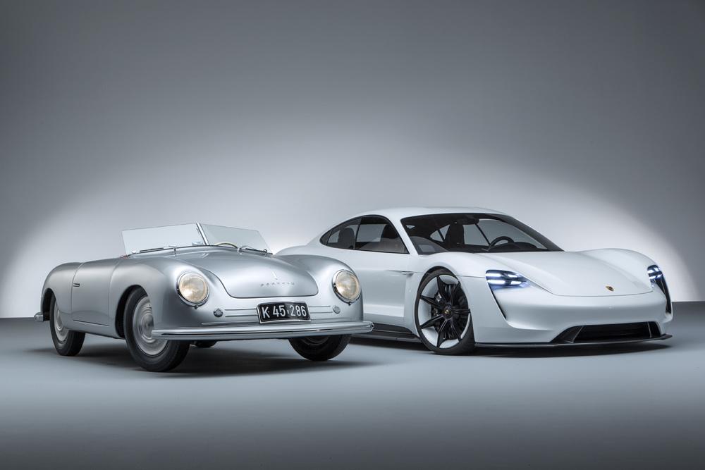 Porsche 356 roadster no 1 et mission e 2