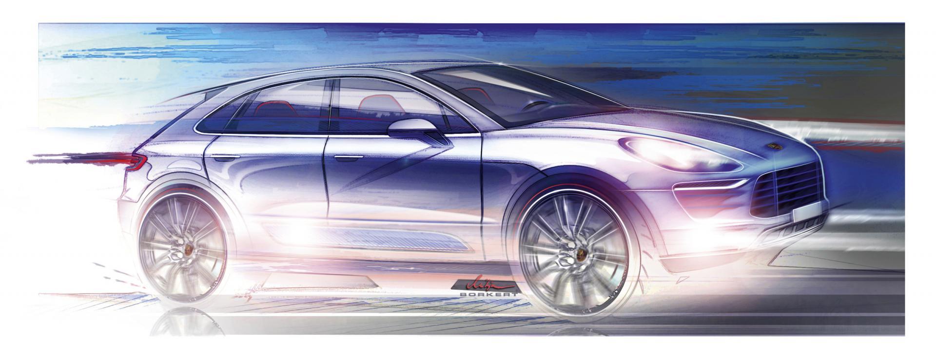 Porsche macan sketch