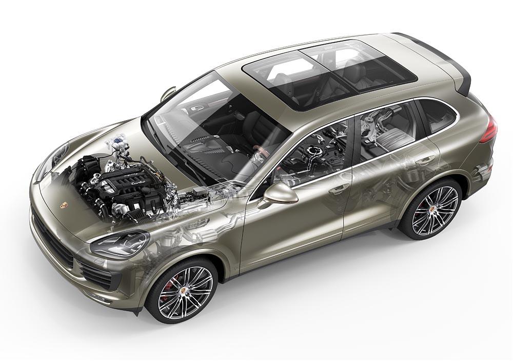 Porsche cayenne cutaway