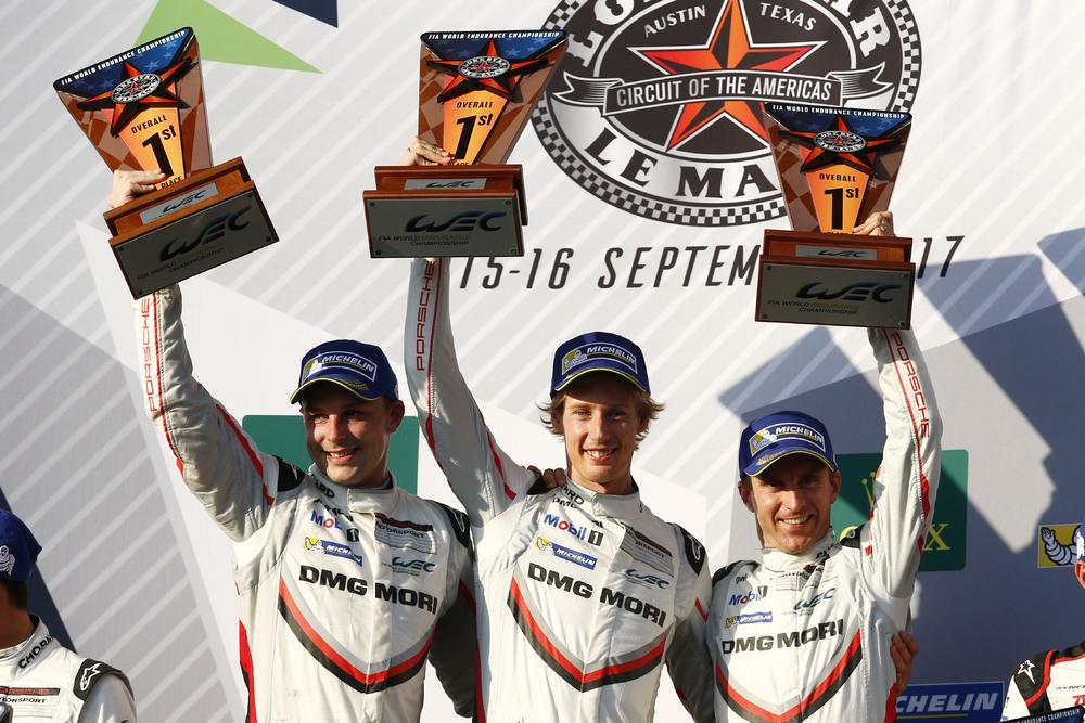 Porsche lmp team bamber hartley bernhard winners texas round