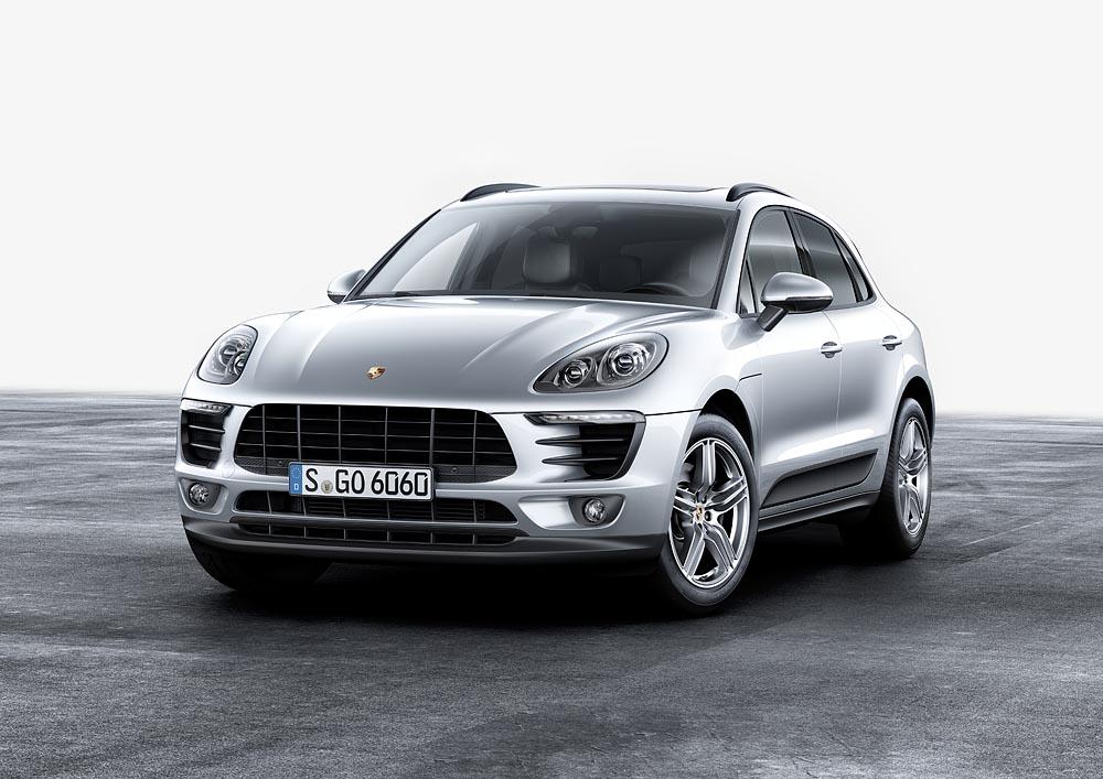 Porsche macan front 2016