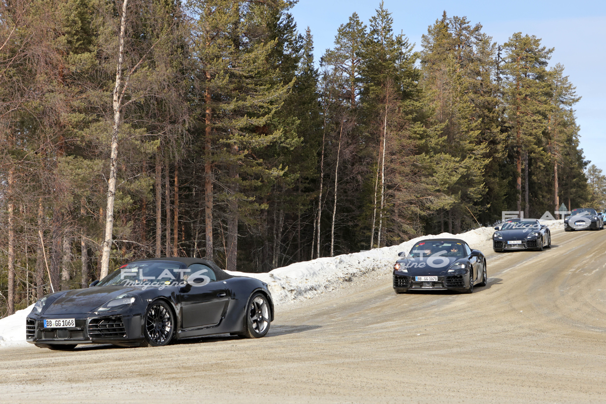 Future porsche boxster electrique flat 6 mag