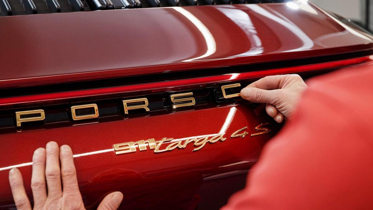 Lettrage porsche