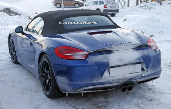 Porsche Boxster gt4 arrière