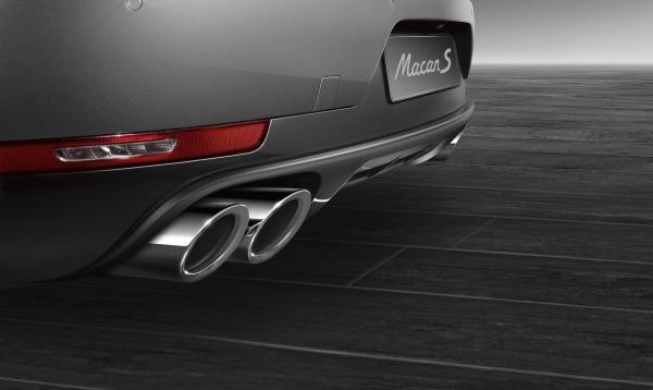 Porsche Macan S Diesel: Sports Exhaust System silver