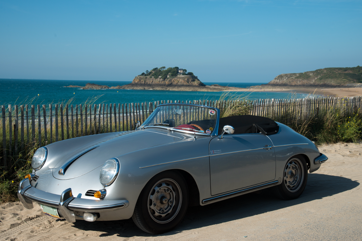 Porsche 356 roadster super 90 flat 6 mag