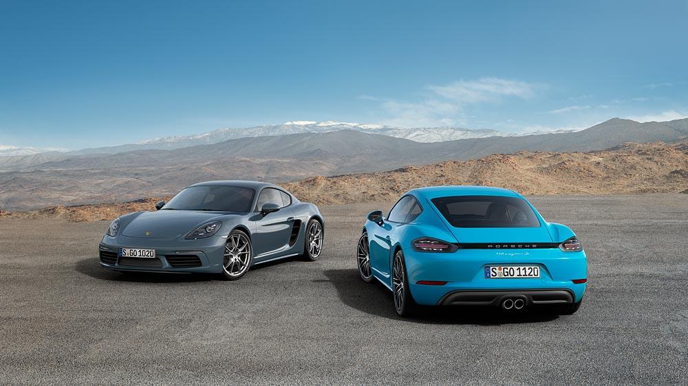 Porsche 718 cayman et cayman s