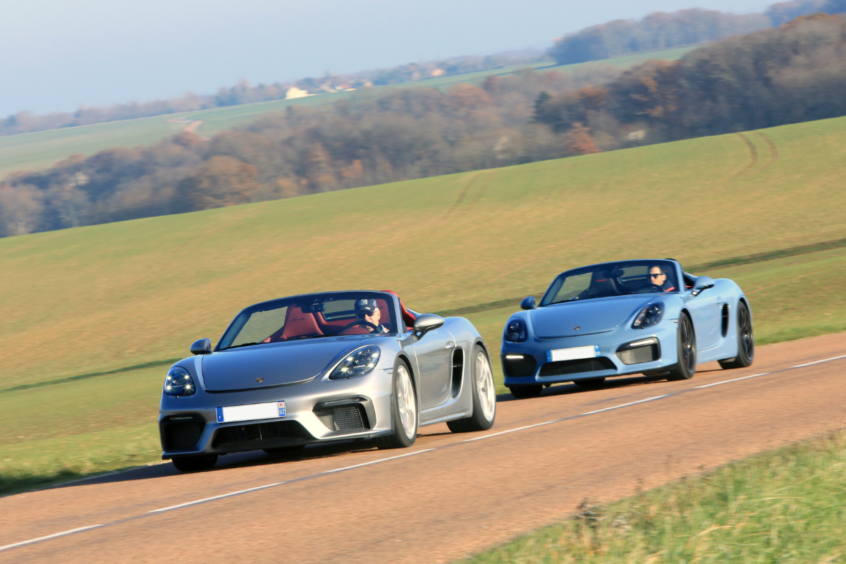 Porsche 718 spyder et 981 spyder 1