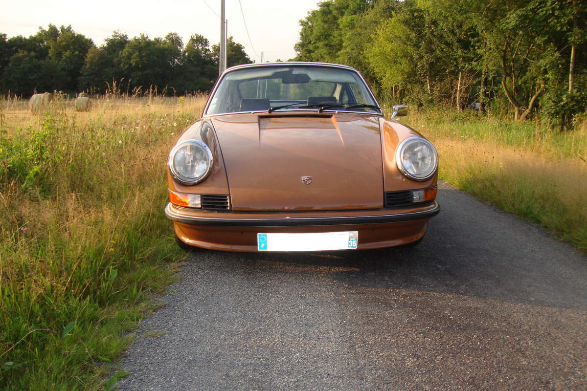 Porsche 911 2 4 t sepia brown flat 6 magazine