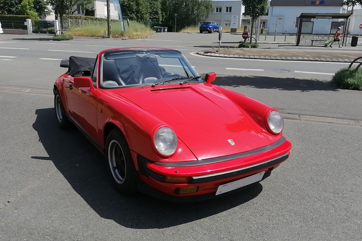 Porsche 911 carrera 3 2 cabriolet flat 6