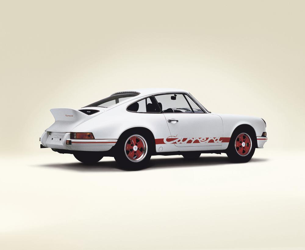 Porsche 911 carrera rs blanc rouge