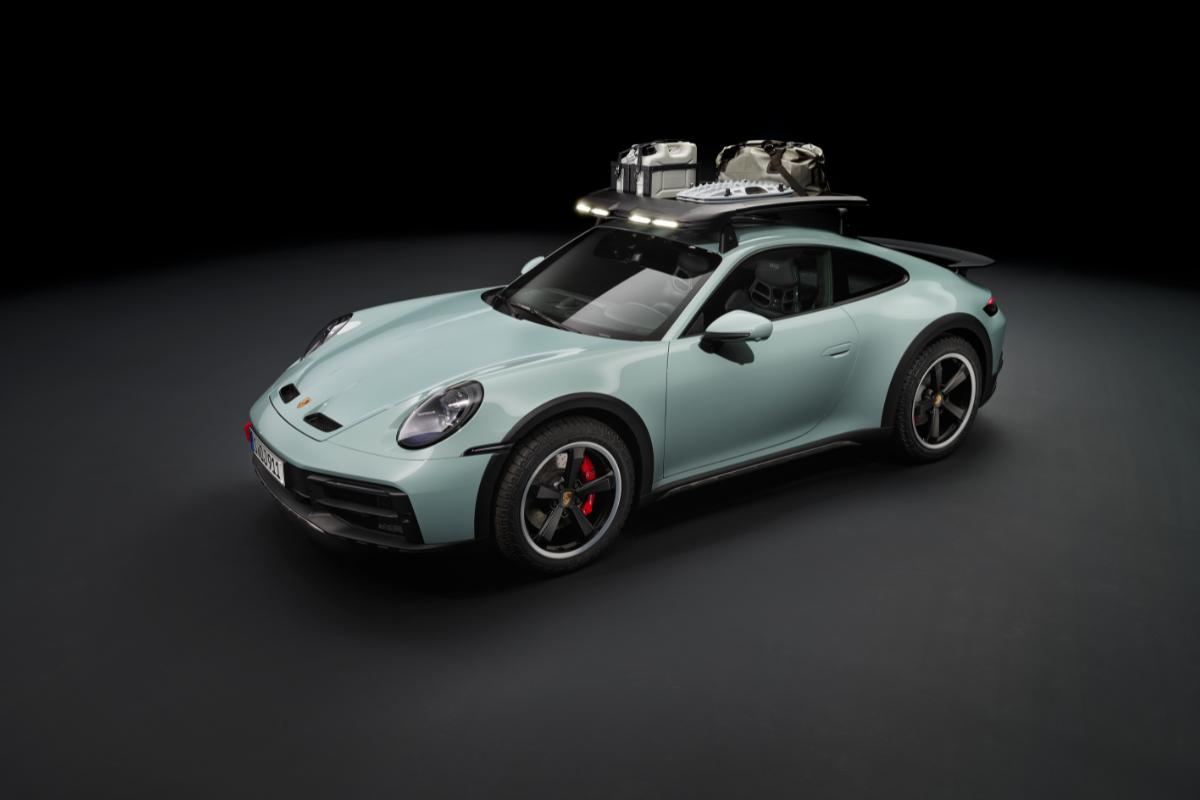 Porsche 911 dakar shade green flat 6 magazine