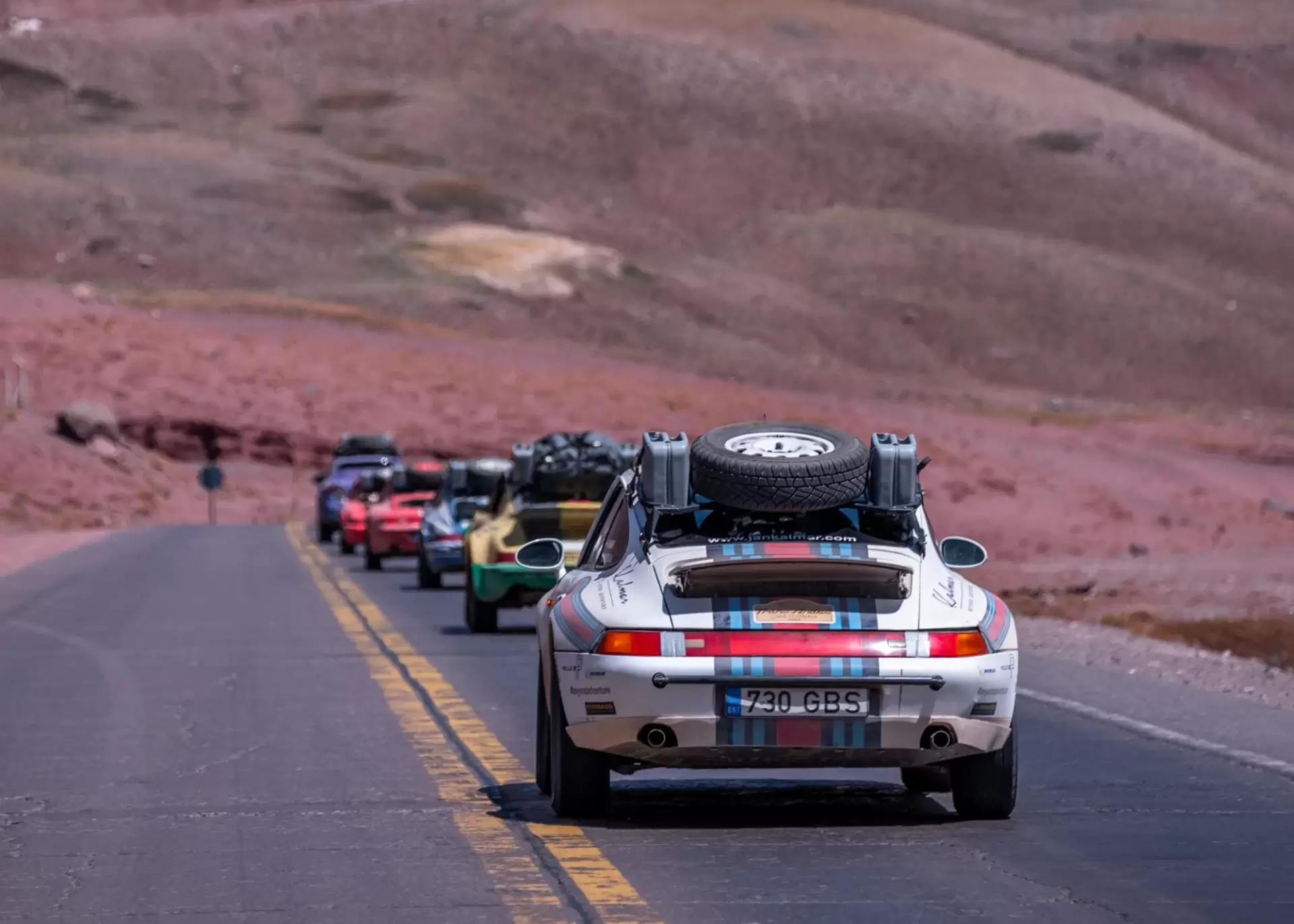 Porsche 911 et cayenne rallye 4