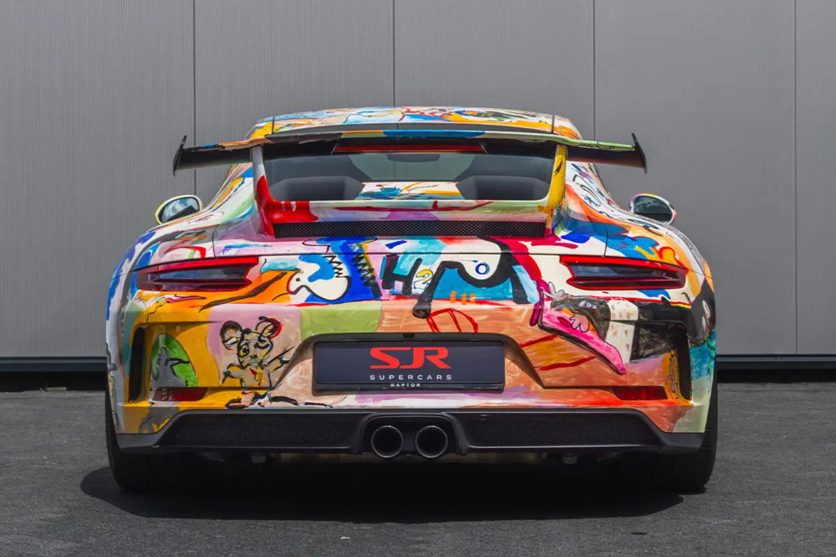 Porsche 911 gt3 art car picasso