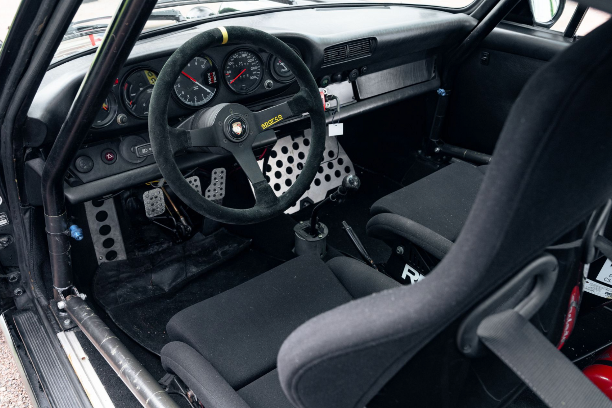 Porsche 911 johnny hallyday habitacle
