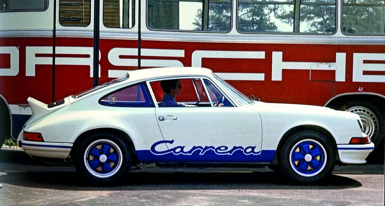 Les couleurs de la Porsche Carrera RS 2.7