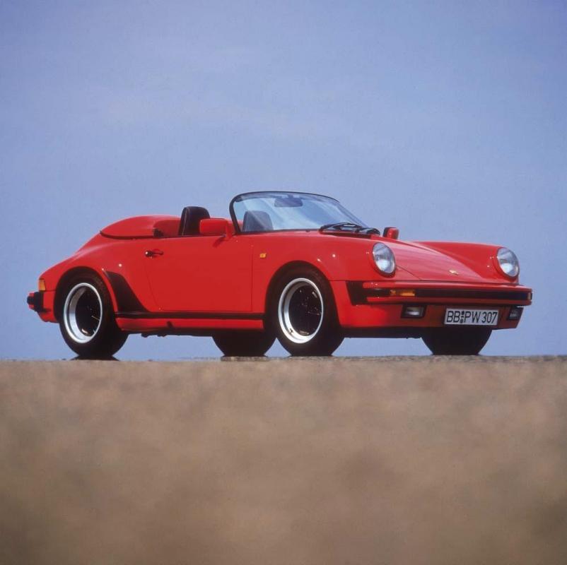 Porsche 911 speedster turbo look rouge indien
