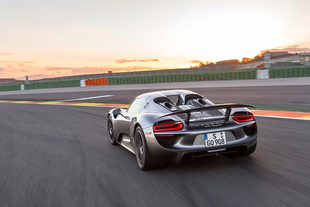 Porsche 918 spyder arrie re