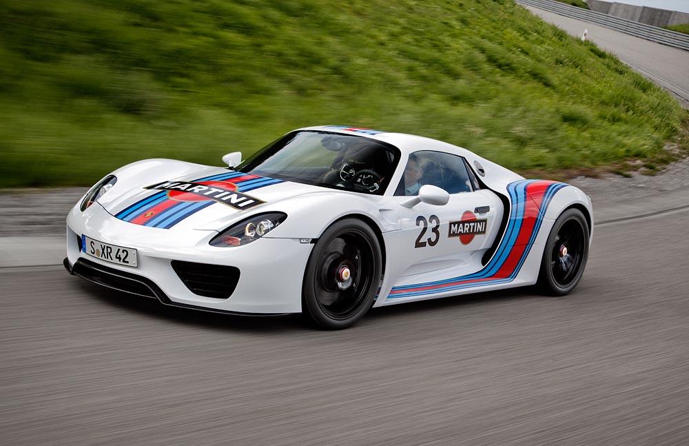 Porsche 918 spyder martini