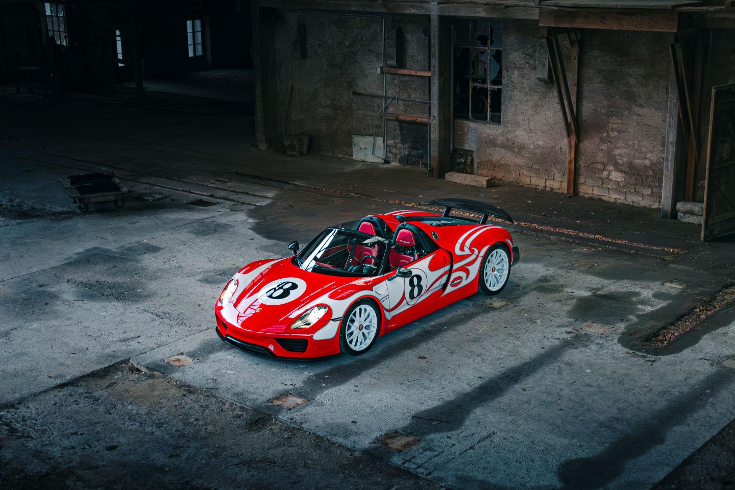 Porsche 918 spyder psychedelic