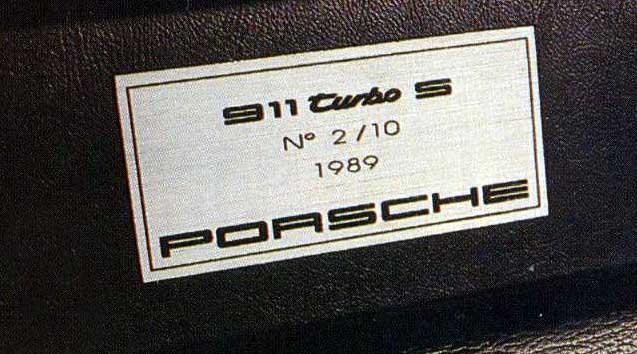 Porsche 930 turbo s sonauto