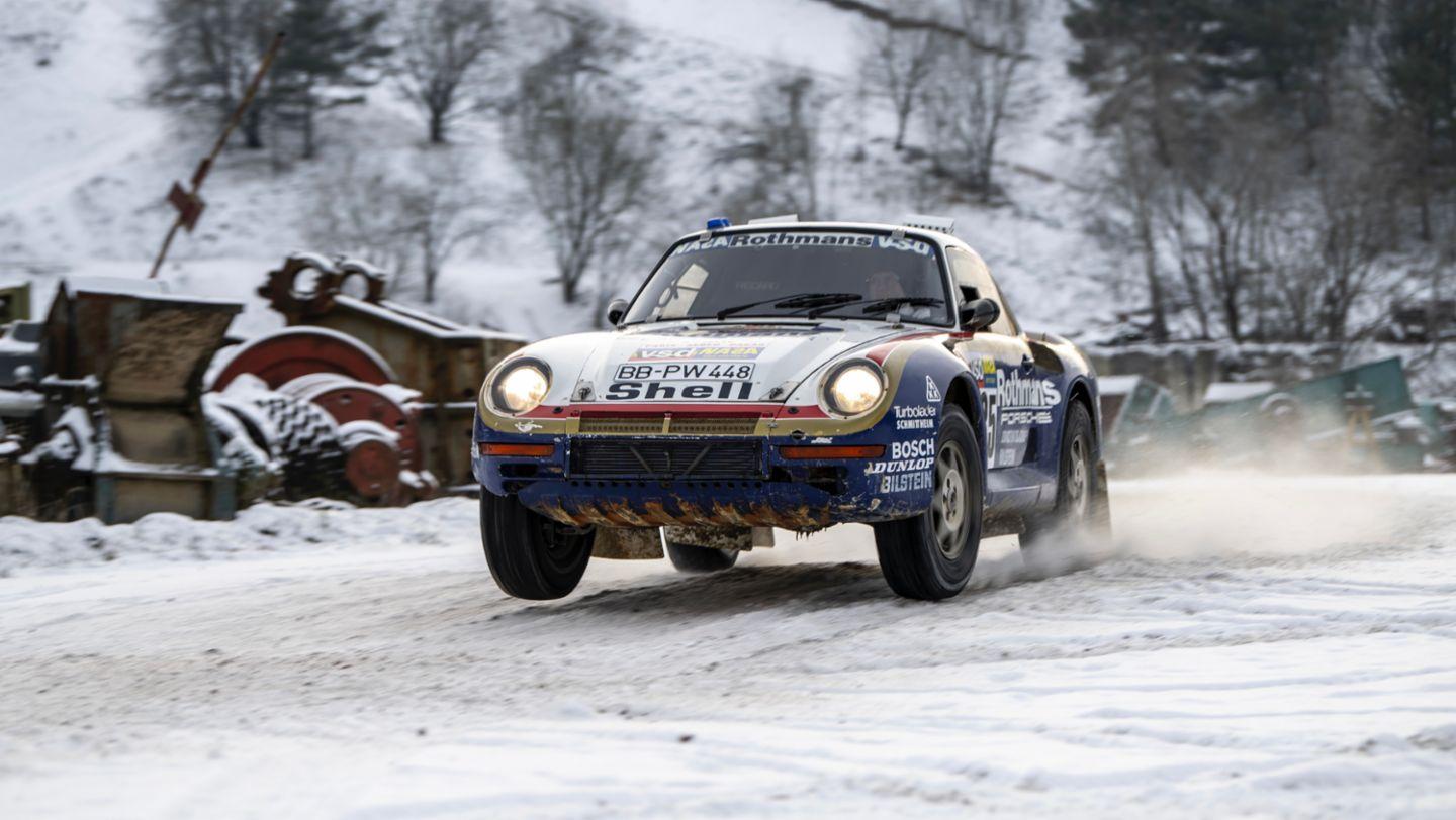 L’histoire de la Porsche 959 au Paris-Dakar