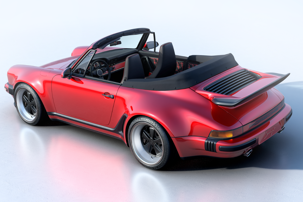 Porsche 964 cabriolet flat 6 mag singer