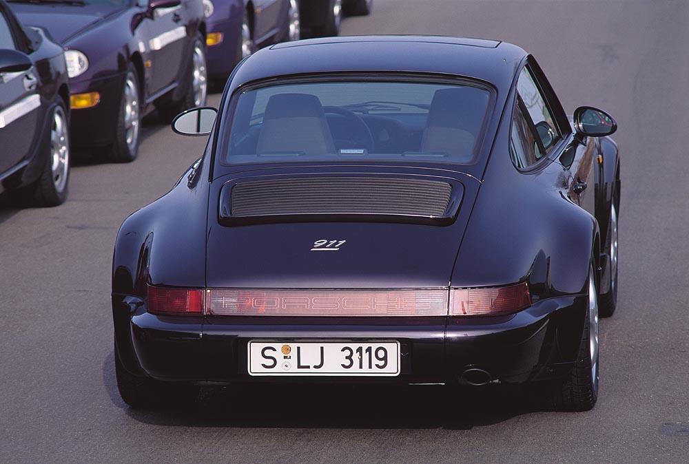 Porsche 964 jubile viola arriere