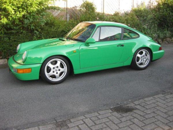Porsche 964 rs signal green