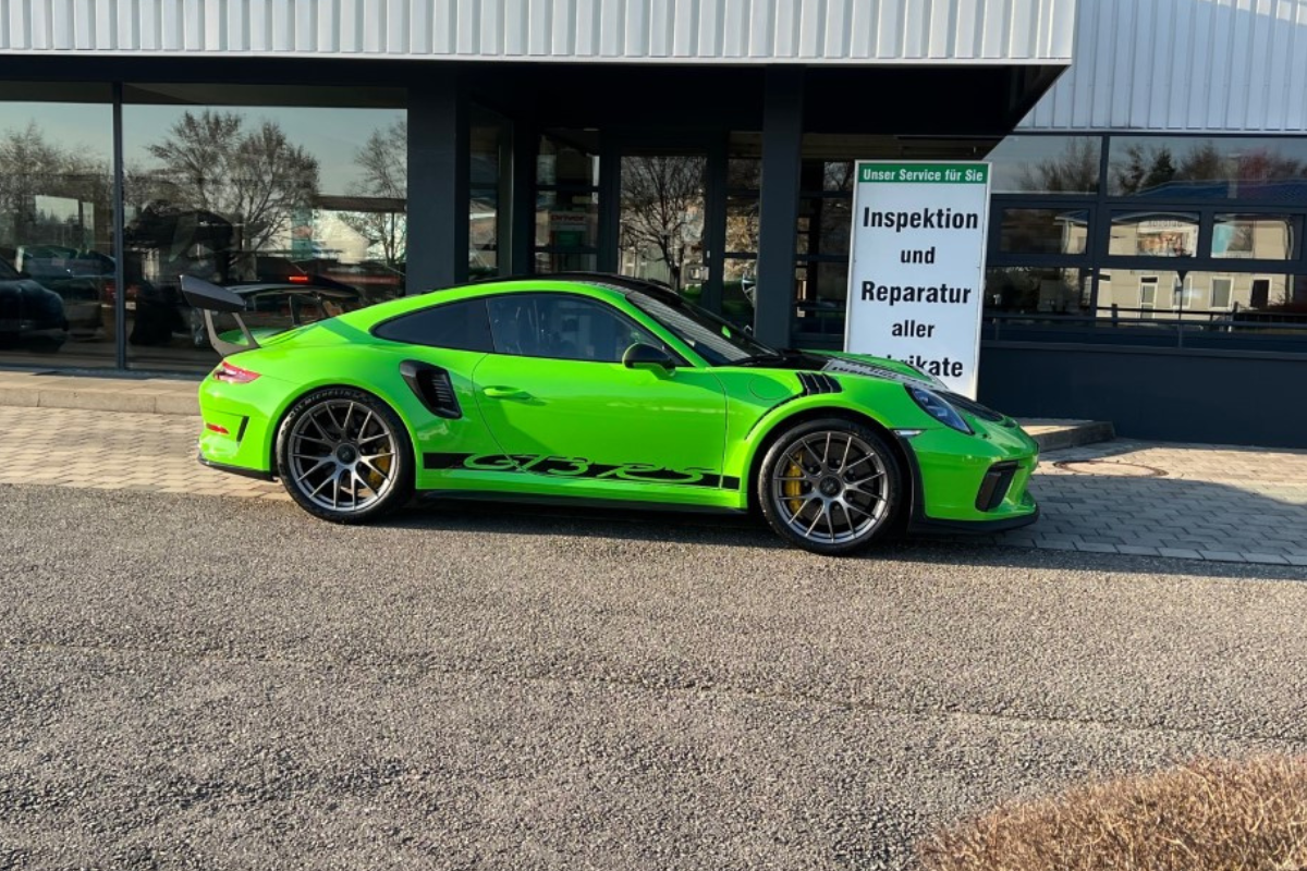 Porsche 991 gt3 rs vert lezard flat 6