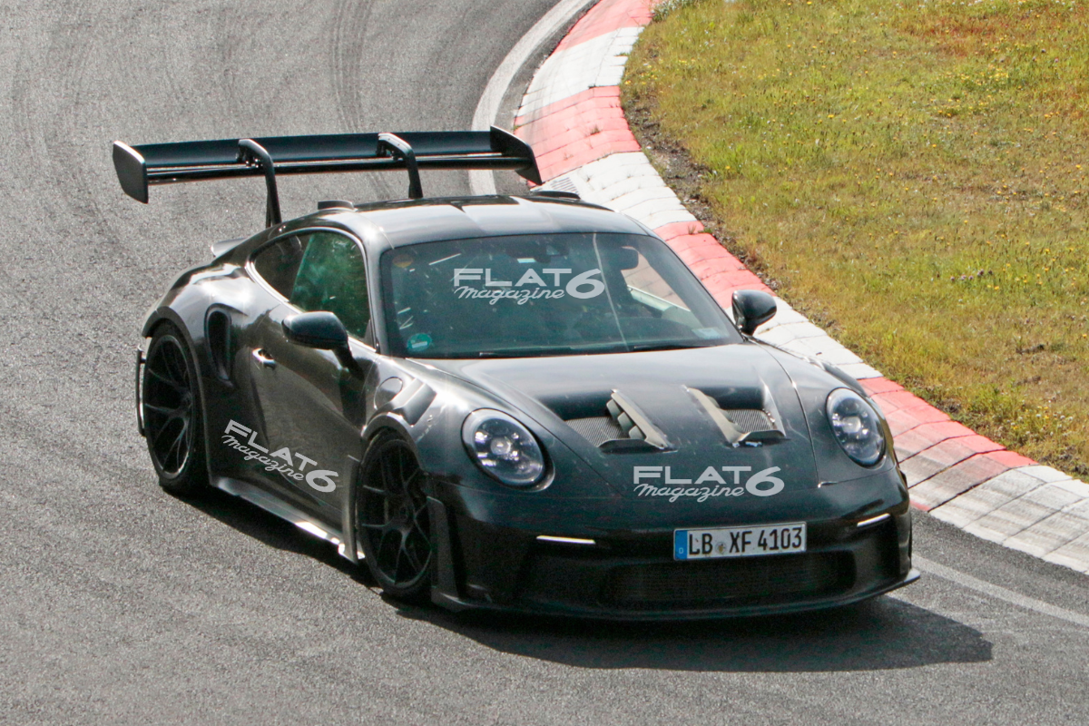 Porsche 992 gt3 rs flat 6 magazine png