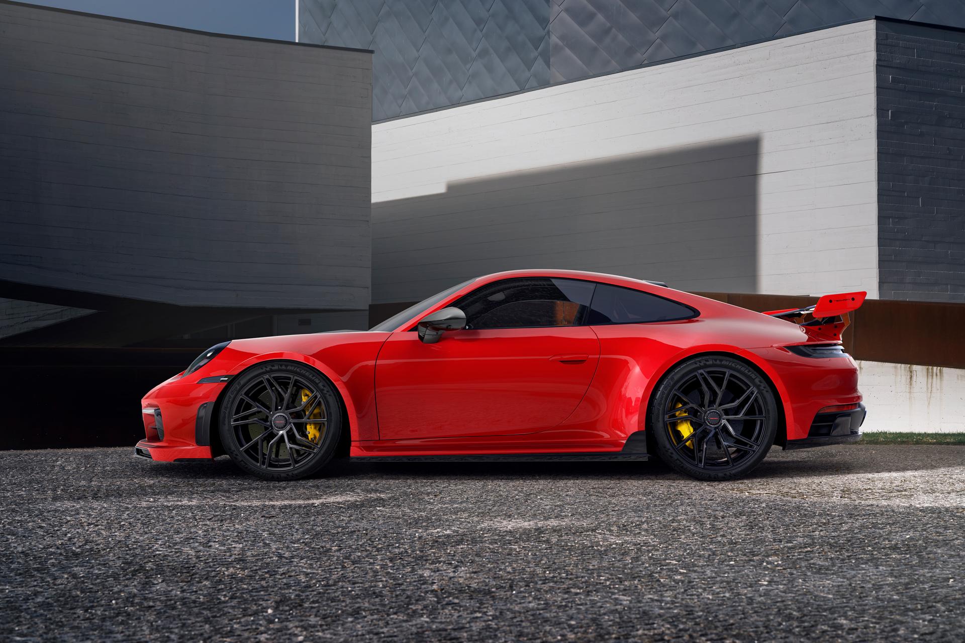 Porsche 992 gts techart flat 6 magazine