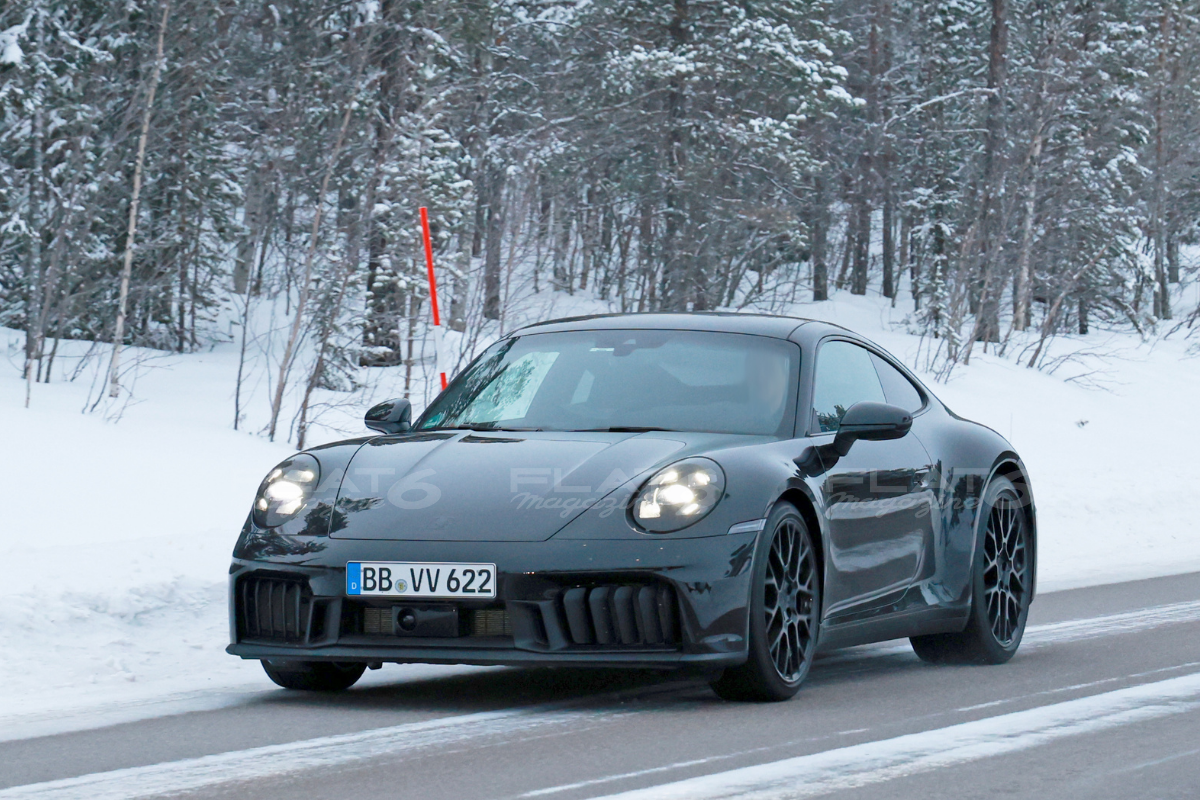 Porsche 992 phase 2 spyshot png