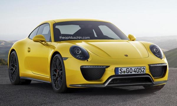 Porsche 992 rendering