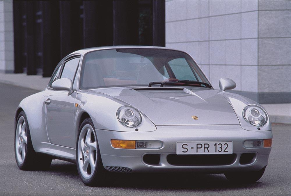 Porsche 993 carrera s gris avant