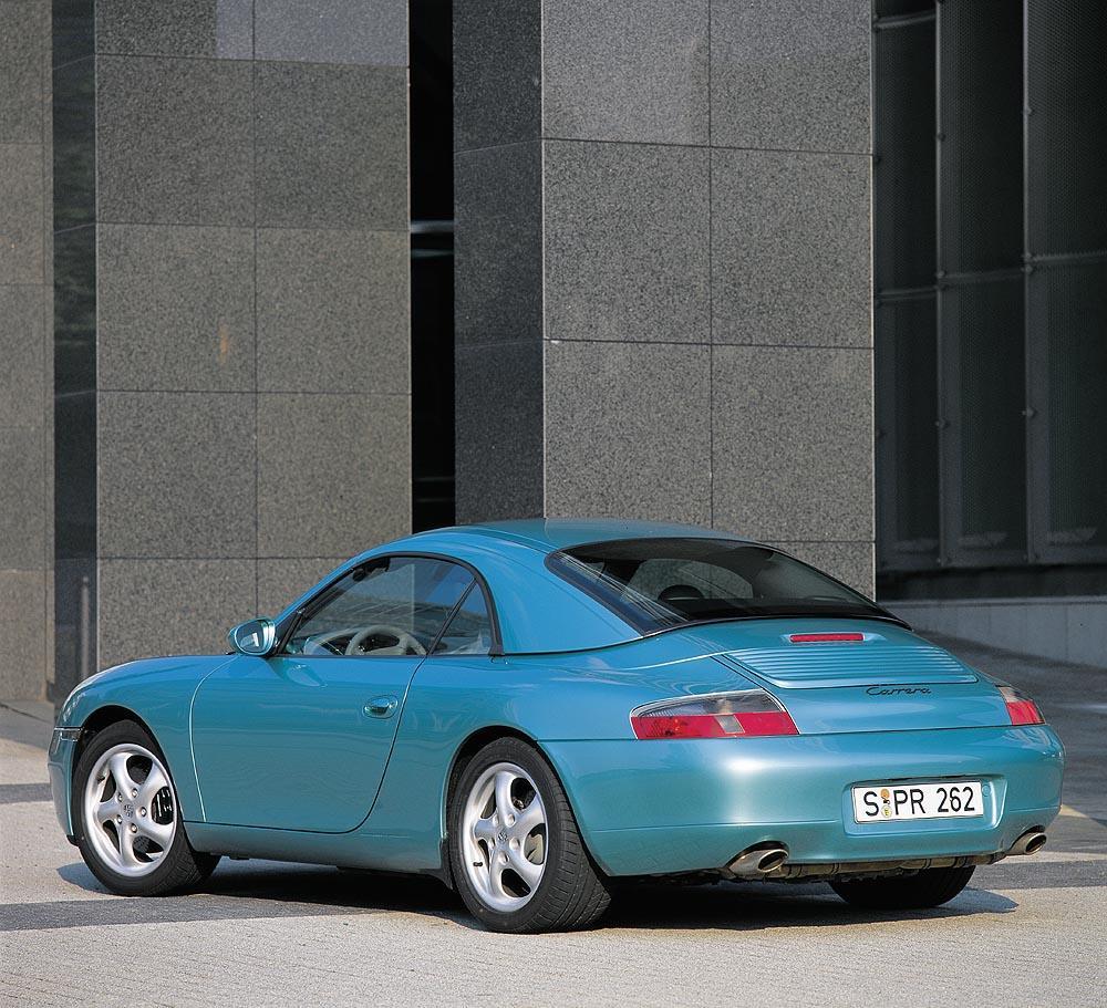 Porsche 996 cabriolet hardtop arriere 1