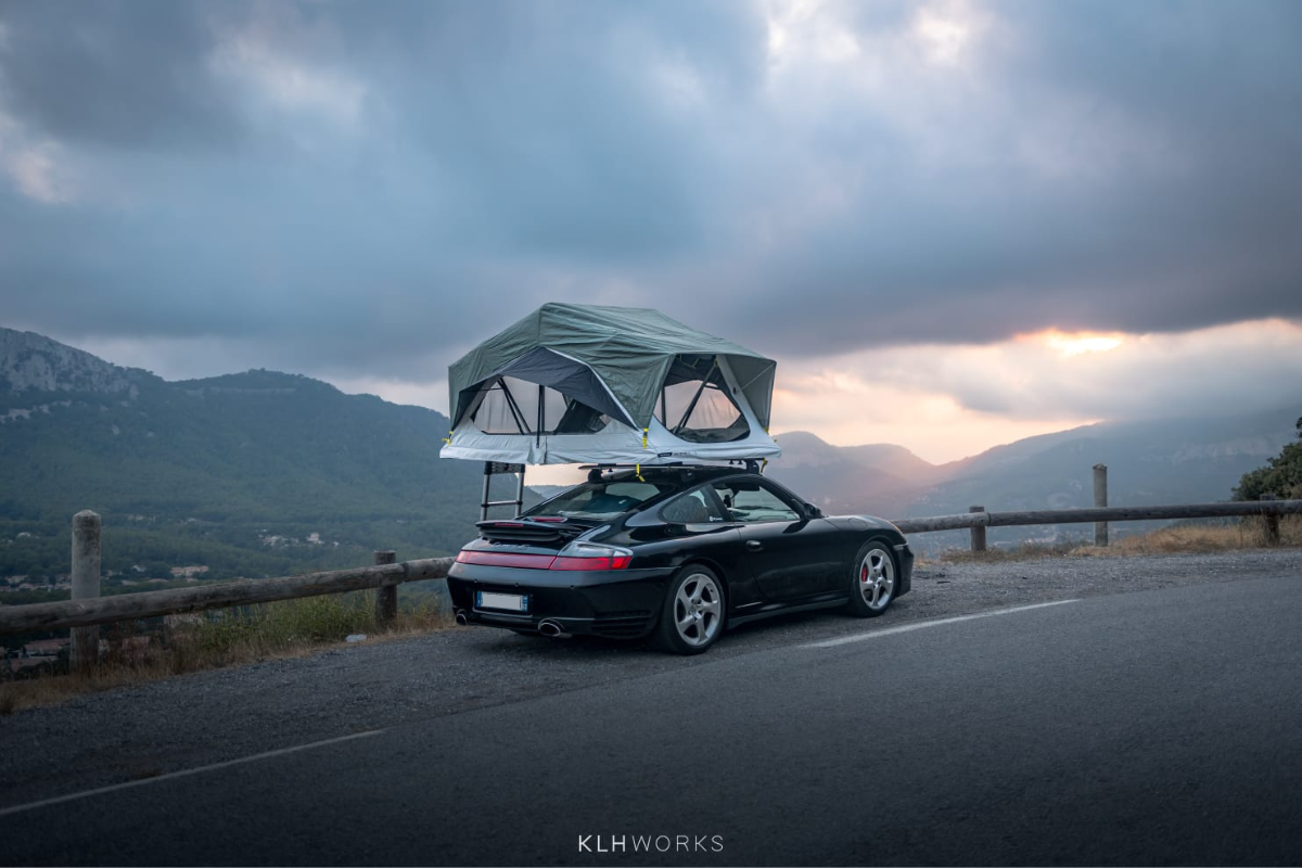 Porsche 996 carrera 4s tente flat 6 mag