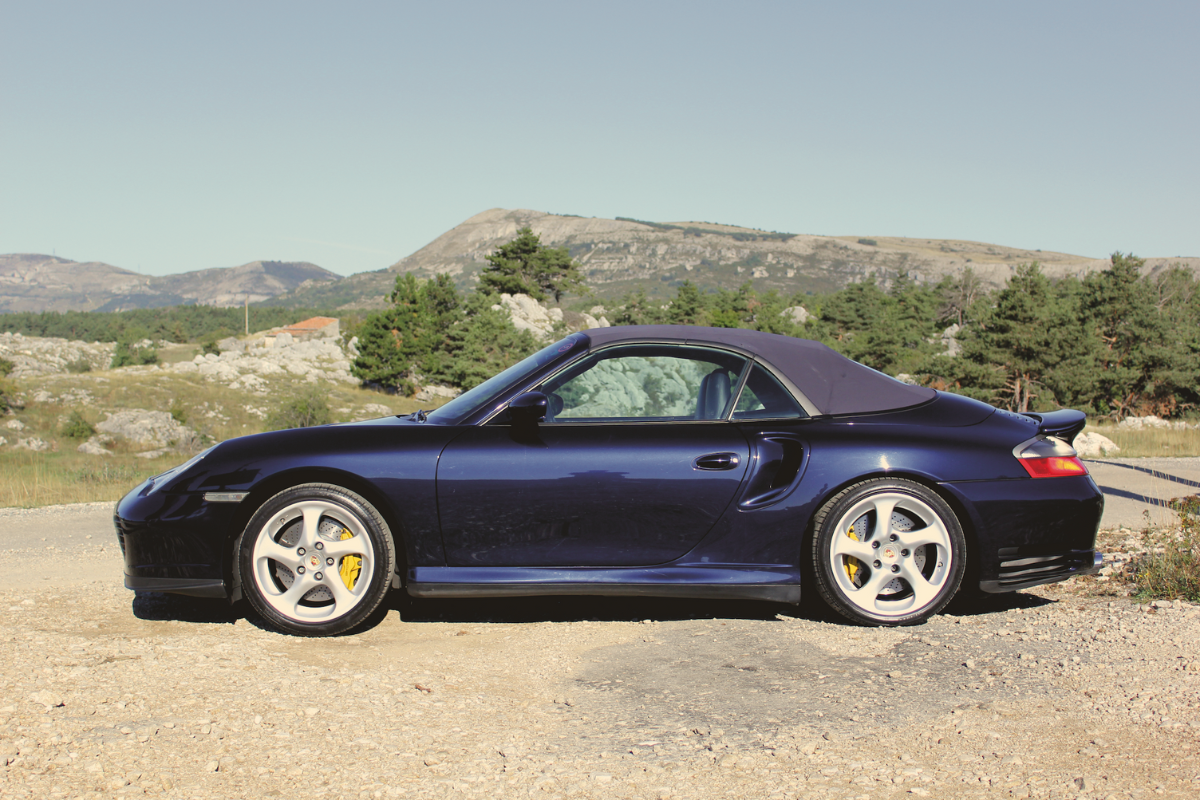 Porsche 996 turbo s cabriolet flat 6 magazine png