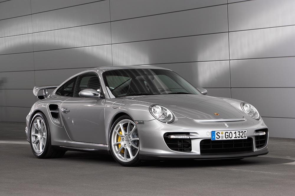 Porsche 997 gt2 gris avant 1