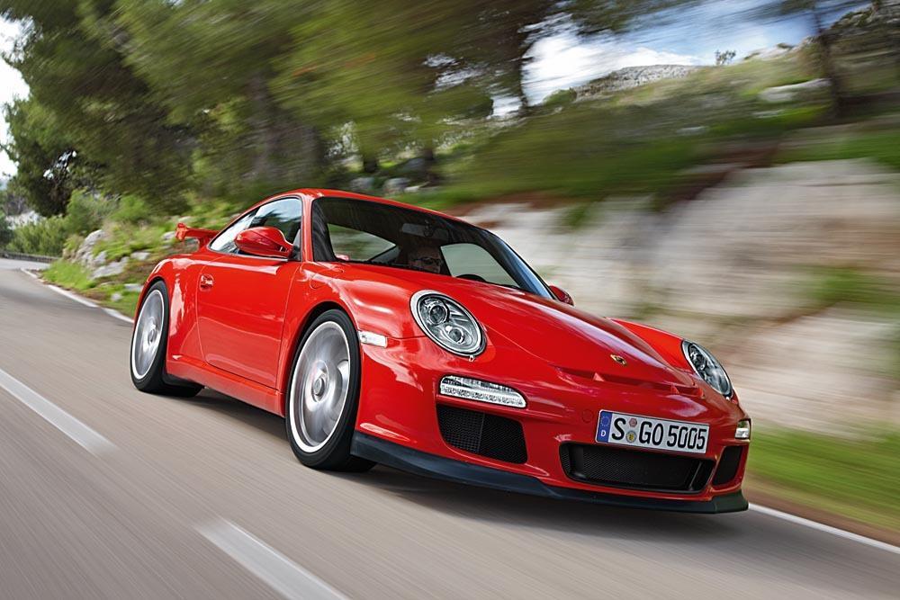 Porsche 997 gt3 rouge