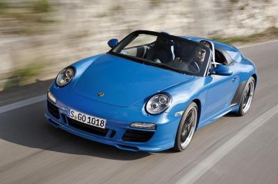 Porsche 997 speedster action